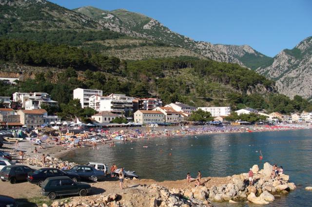 Курортный город сутоморе в черногории
