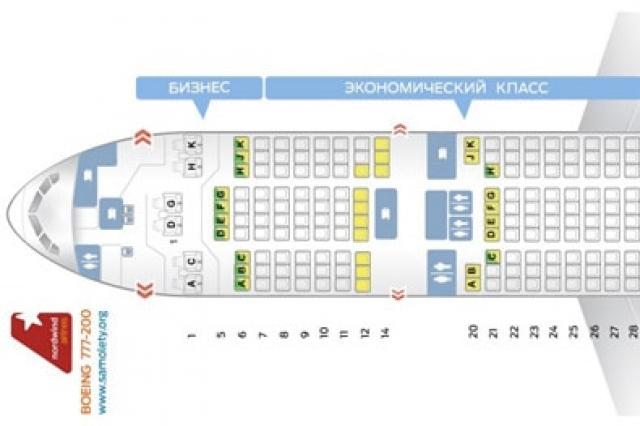 Схема самолета 777 300 норд винд схема салона